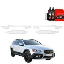 4in1 Schutzfolie f&uuml;r Volvo XC70 3 Kombi 5D (2013-2016) Grizz Protector Folie