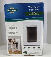 PetSafe Wall Entry Pet Door Telescoping Tunnel-for SMALL Pets 1-15 lbs OPEN BOX