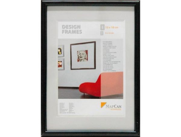 Kunststoff Bilderrahmen Design Frames Schwarz, 60 X 80 Cm Bilderrahmen-image
