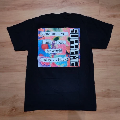 Tee shirt noir statique Supreme taille S manches courtes