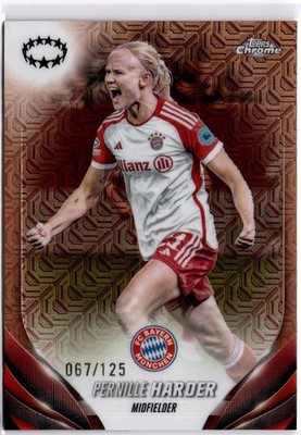 Pernille Harder 2023-24 Topps Chrome Women's Rose Gold #78 Bayern #067/125