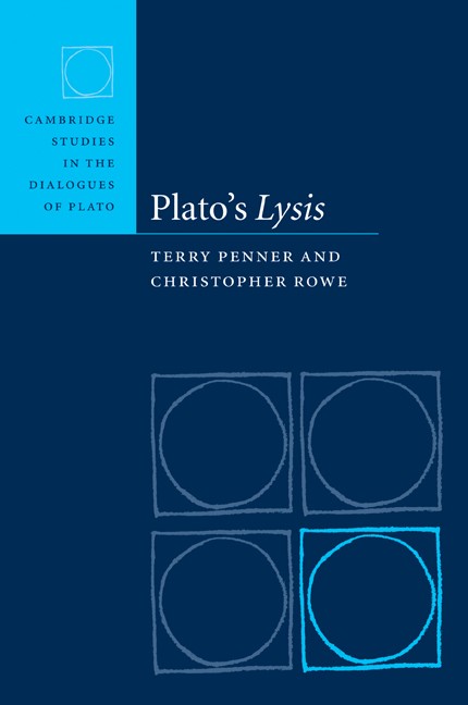 Plato's Lysis by Terry Penner, Christopher Rowe - - Image 3