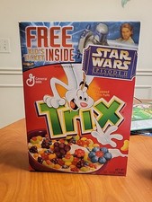 Unopened TRIX Cereal STAR WARS EPISODE II SPECIAL EDITION BOX - Great Condition