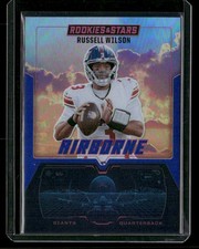 2025 Panini Rookies & Stars #4 Russell Wilson Airborne Blue /50