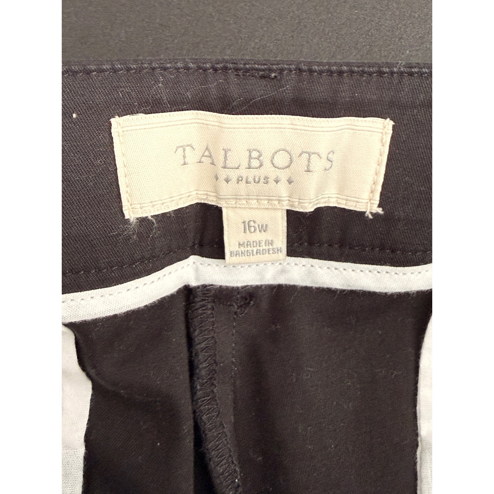 Talbots Plus Shorts Black Women's Basic Casual St… - image 6