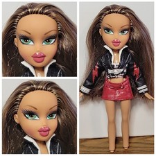 Bratz Rock Angeles Yasmin Doll 2003 Highlighted Hair Green Eyes Super Cute