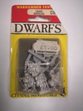 Warhammer Fantasy Dwarfs Dwarf Warriors - Metal OOP Blister Marauder 1991
