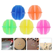 6 Set Bike Accessories Colorful Plastic Clip Beads Wheel Decorations