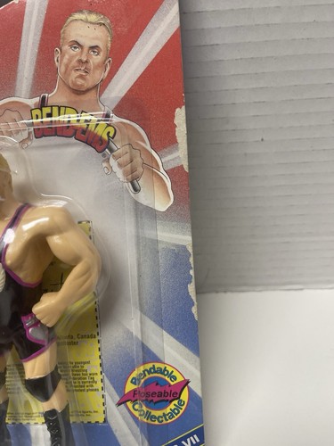 WWF OWEN HART BEND-EMS Justoys BRAND NEW Wrestling toy figure Collectable - Picture 3 of 6