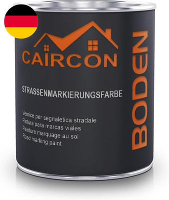 CAIRCON Markierungsfarbe Parkplatzfarbe Straßenmarkierungsfarbe WEISS - 750Ml