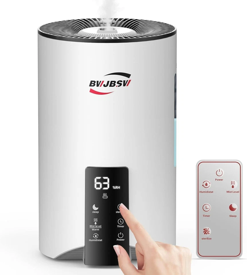 BWJBSW Air Humidifier for Bedroom Kids Room 4L Ultrasonic Aroma Diffuser with 36 - Image 2 of 4