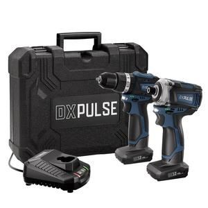 Draper Dxpulse 12V Cordless Brushless Combi Drill And Impact Driver Kit - Image 3