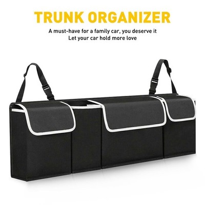 Car Trunk Organizer Car Interior Accessories Back Seat Storage Box Bag Oxford A