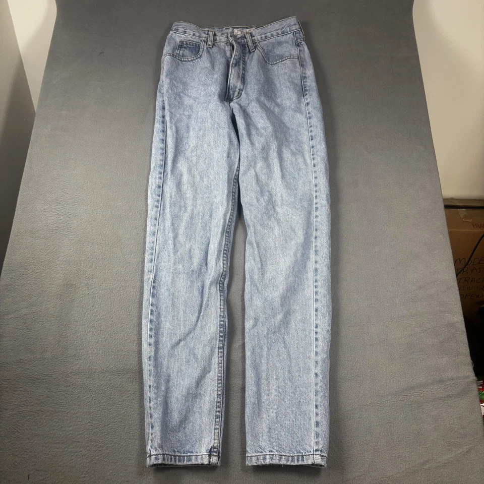 Jeans feminino vintage Guess by Georges Marciano 29 lavagem leve feito nos EUA anos 90 - Imagem 2 de 4