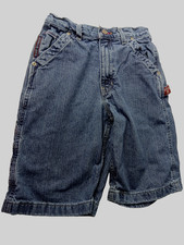 Vintage Bugle Boy Denim Shorts Size 12R Blue