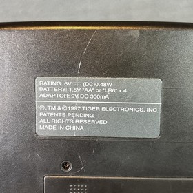 Tiger Game.com Console Handheld w/ 2 Games - Powers, Screen Lines - for REPAIR