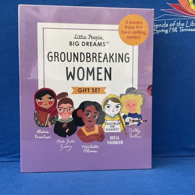 Lot of 5 - Little People Big Dreams Groundbreaking Women Gift Set - NEW SEALED