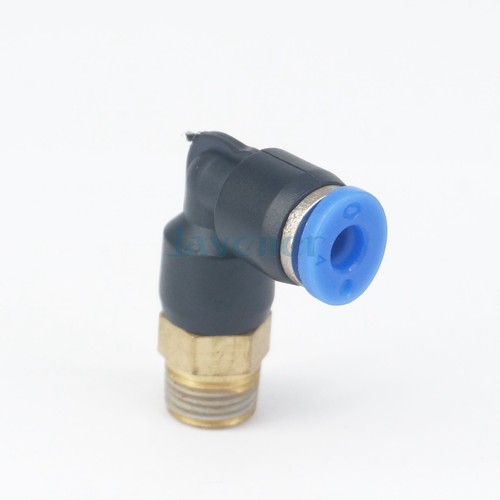 LOTE5 1/8""1/4"" 3/8"" 1/2"" BSP Macho -4/6/8/10/12 mm OD Tubo Codo Accesorio Neumático - Imagen 8 de 52