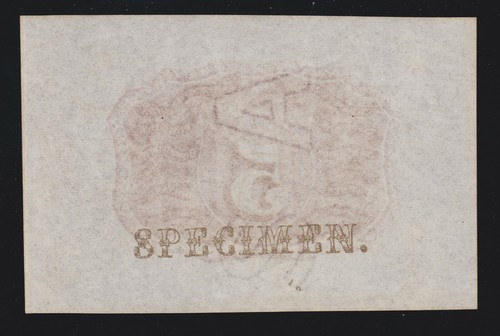 US 5c Fractional Currency Note Specimen FR 1232sp Wide Margin Back Ch CU - Picture 2 of 2