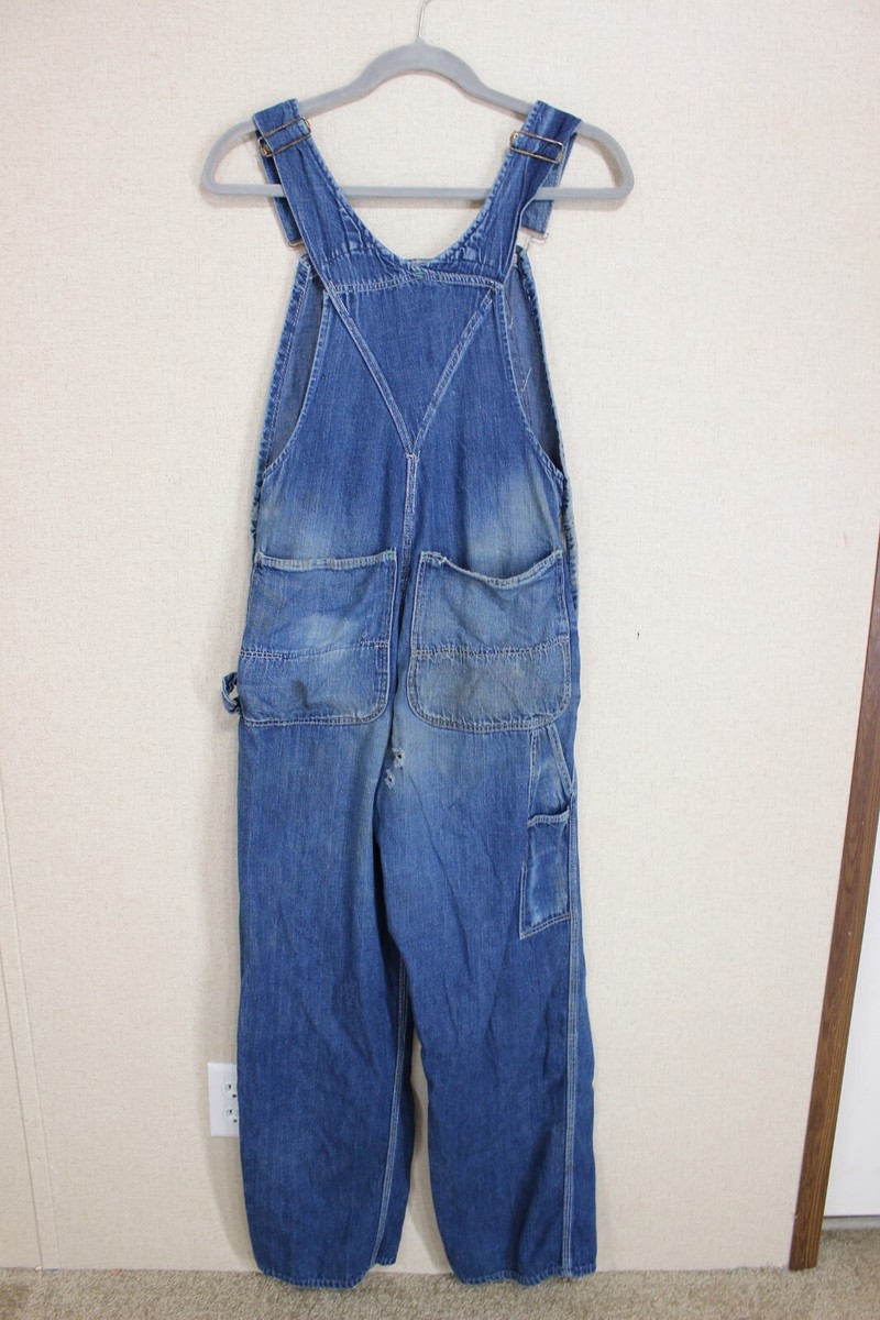 Vintage Big Buck sanforized mens size M denim overalls | eBay
