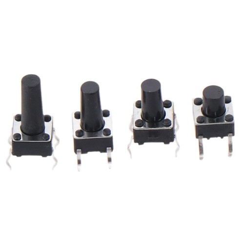 200Pcs Mini Micro Momentary Switch Pushbutton Switches Breadboard Arduino PCB - Picture 5 of 12