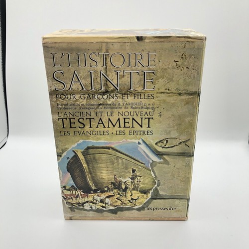 COFFRET 6 TOME ILLUSTRE HISTOIRE SAINTE ANCIEN ET NOUVEAU TESTAMENT HACHETTE TBE - Bild 1 von 5