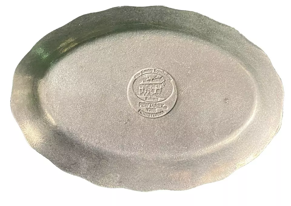 Bandeja de golf de peltre en relieve Pewtarex Tee Time Old Country Reproductions York PA Foto 3 de 4
