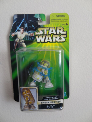 STAR WARS Figures R3-T7 Sneak Preview Attack Of The Clones | eBay