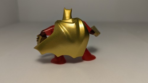 ++ Modellino vintage rara Imaginext Batman oro rosso bella B1 ++ - Foto 4 di 8