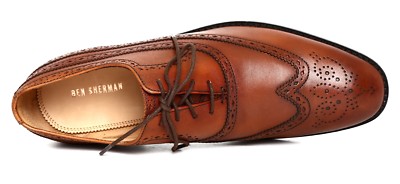 BEN SHERMAN Henry Grey Leather Classy‎ Sz 11 Mens Long Wing Tip Shoes Ben Sherman Grey Shoes ?wob Ben Sherman Gray Casual Men main image 3