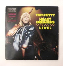 TOM PETTY SIGNED AUTOGRAPH ALBUM VINYL RECORD - PACK UP THE PLANTATION LIVE! JSA