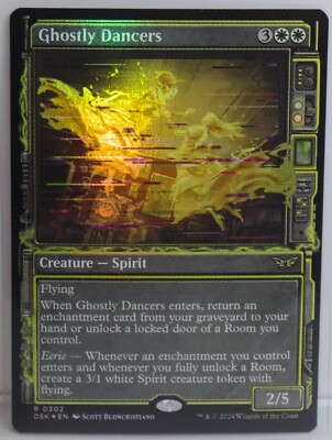 Ghostly Dancers [New, Near Mint] Showcase *Foil* {Duskmourn MTG}