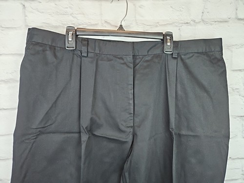 Cabin Creek 100% cotton solid black twill pants Size 26W - Picture 4 of 11