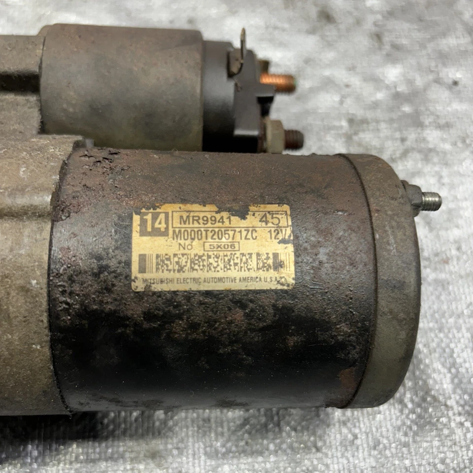 Mitsubishi Eclipse 2006 motor de arranque manual de 3,8 L OEM Foto 3 de 4