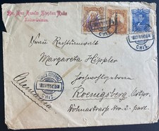 1915 Tuxtla Chiapas México Cubierta a Koenigsberg Alemania