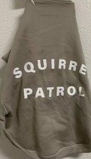 Boots  Barkley Medium sweatshirt pet apparel Squirrel Patrol Tan Dogs Or Cats