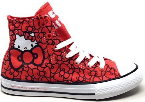 hello kitty red converse