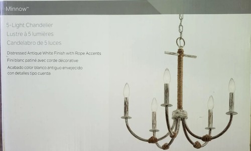 Kichler Minnow 5-Light Chandelier Distressed With Anchor Chain 82290 - Picture 9 of 9
