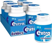 Extra Peppermint Sugarfree Mints 64g (Pack of 12) | Best Sugar Free Mints