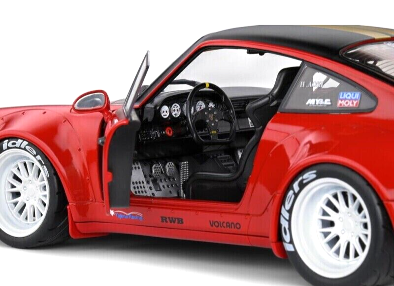 1/18 Porsche 911 (964) RWB Rauh-Welt Sakura 2021 Red Diecast