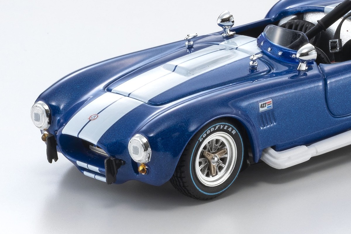 Kyosho 1/43 Shelby Cobra 427 S/C Racing Screen Blue KS03019MBL