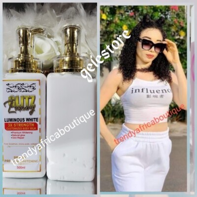 X 1 LUMINOUS White 3X Body Milk    Skin Repair, Lotion 500ml Bottle 