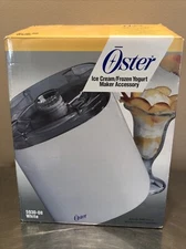 New Vintage Oster 2 Qt Ice Cream - Frozen Yogurt Maker Accessory 5930-08 White