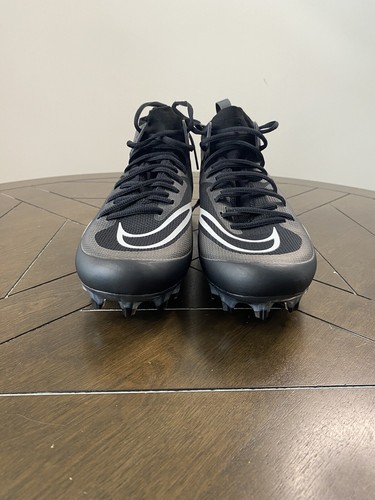 Nike Alpha Huarache 8 Elite Lax tacchetti lacrosse taglia 8,5 nero CW4440-011 - Foto 4 di 10