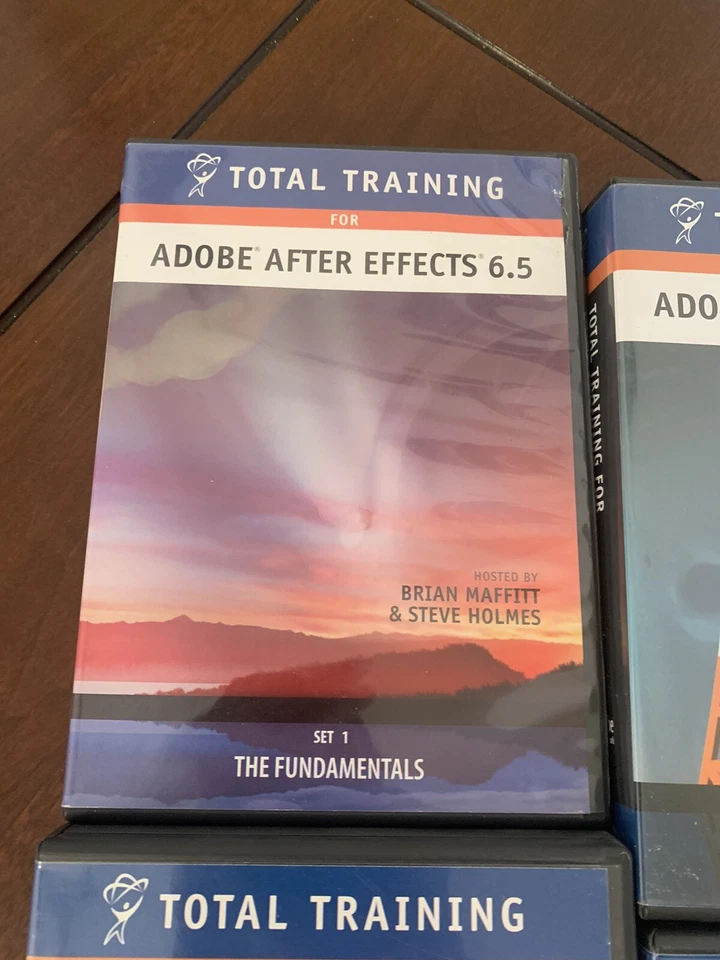 4 DVDs Total Training For Adobe After Effects 6.5 Animation Special Effects - Image 2 of 4