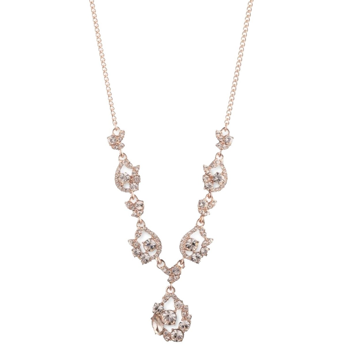 【最終値下げ】Givenchy Pave Loop Lariat ネックレス Givenchy Crystal Trio Lariat Necklace, 16