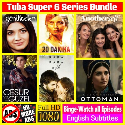 Tuba Buyukustun * Super-6 Pack * 1080p * Mega Bundle * English Subs * No Ads *