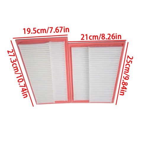 Car Air Filter A6420940404 2 Pcs For Mercedes W203 W204 S203 S204 C209 W211 S211 - Picture 3 of 6