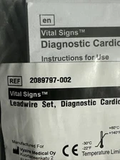 2089797-002 VYAIRE - LEADWIRE SET - UNIVERSAL-ENDED MIXED 10/SET AHA - NEW