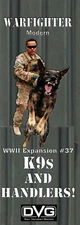 DVG Warfighter: Modern Expansion #37 - K9 & Handlers NISW Fast Shipping